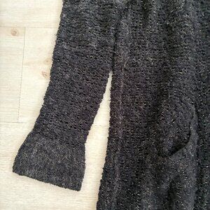 Free People Dark Brown Oversized Women's Alpaca Blend Cardigan Size M